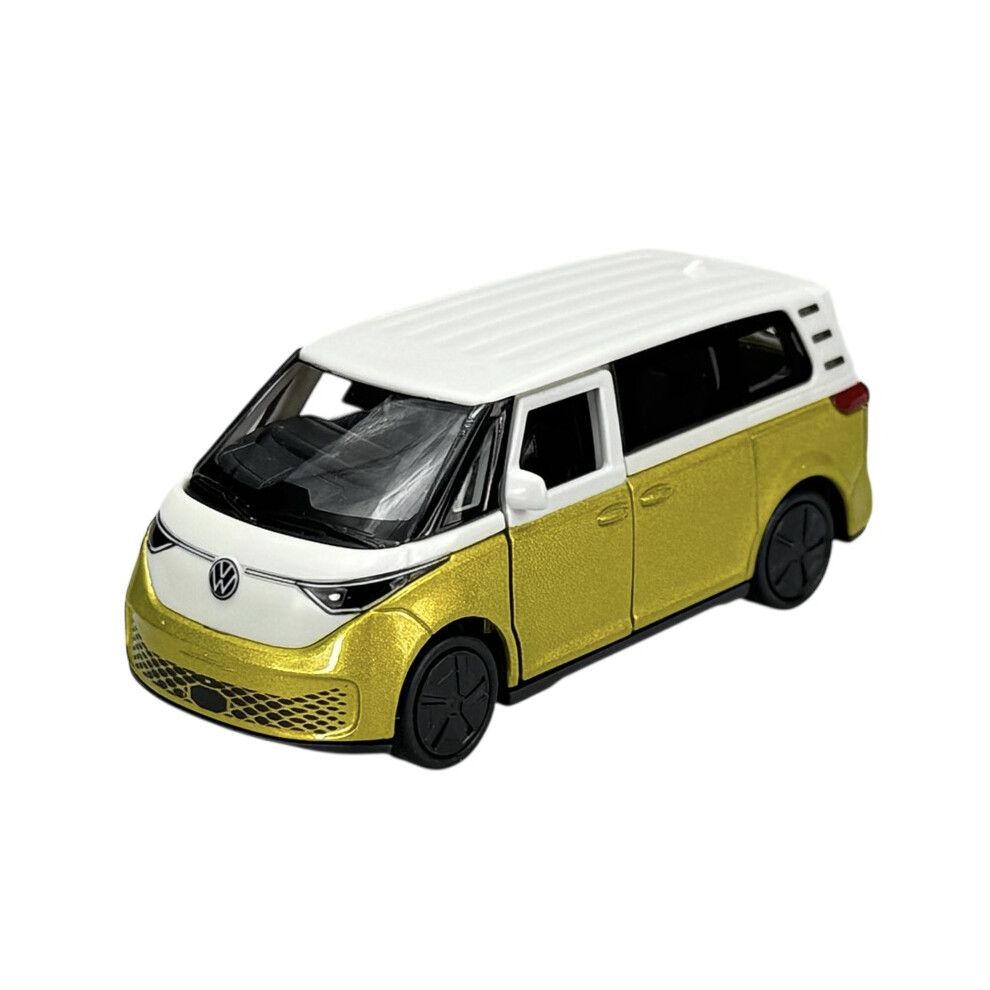 Photos - Toy Car WELLY VW VOLKSWAGEN ID. BUZZ YELLOW 1/34 NEW MODEL