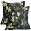 Botaniska örngott 45x45cm bomullslinne set med 2 1