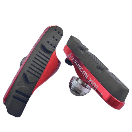 Pastilhas de freio de borracha para bicicleta, compatíveis com bicicletas de estrada, 55 mm