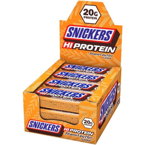snickers Snickers Hi Protein Peanut Butter Chocolate 12 x 57g Bars
