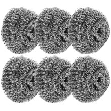 Conjunto de 6 esponjas de aço inoxidável para lavar louça