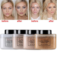 (04, 30g) FANA 4-Color Translucent Matte Setting Powder Long-Lasting Oil Control Waterproof Loose Powder