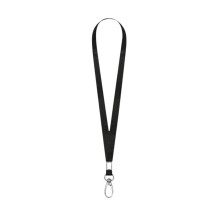 Lanière noire pour badge d'identification, porte-clés et porte-clés