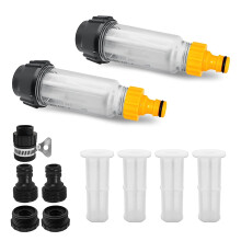 Gartenschlauch mit Wasserfilter und 3/4"-Anschlüssen