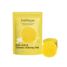 Limited time!!Eelhope Curcumic Acid Cleansing Pad Facial Gentle Cleansing, Moisturizing, Nourishing And Refreshing Skin Care Cleansing Pad