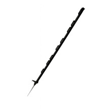 Electric Fence Poly Posts 1.6M X 20 (Black Fencing Stake Plastic 1600MM)