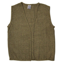 Boys Peasant Kostuum Vest - Bruin Tweed - Groot 8-10 | Pilgrim Outfit, Renaissance Vest