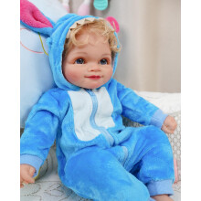 VacosHeart Reborn Dolls Baby Clothes for 17-22 Inch Dolls, Handmade Pajamas Set Boys One-Piece Outfit Clothing Accessories for Lifelike Newborn Toy Ba