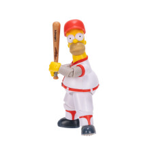 The Simpsons 5" Action Figure Baseball Homer with Bat and Removable Helmet Accessories Collectible Figure from Jakks Pacific's Wave #3 Officially Lice