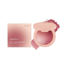 Zephoco Light Pink Micro-Luminous Pearl Blush Creates A Natural Skin-Looking, Rosy, Radiant, And Delicate Blush