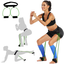 Ankle Resistance Bands with Cuffs for Leg, Butt & Hip Glute Training – Compatible with Most Exercise Bands