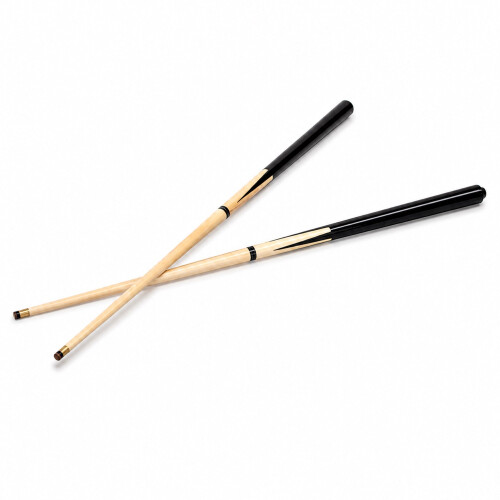 Oypla Oypla 2x Small 36" Pool / Snooker Cues with Spare Tips 2