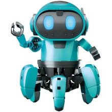 CONSTRUCT & CREATE Tobbie the Self-Guiding AI Robot Build Your Own STEM Kit Blue