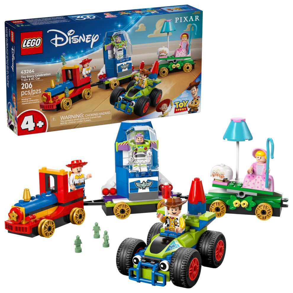 Lego Disney And Pixars Toy Story Celebration Train & Rc Car Toddler Toy - Sensory And Pretend Play Building Toy For Preschool Boys And Girls, Ages 4+