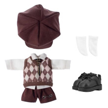 niannyyhouse School Uniform Outfit for Ob11 1/12 BJD Doll 4.3 inches (11 cm) Body (A-3)