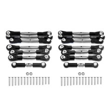 7Pcs Steel Steering Link Rod Linkage Servo Rod Set for TT-02B