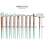 20-Piece Makeup Brush Kit - Full Face Cosmetic Set 4