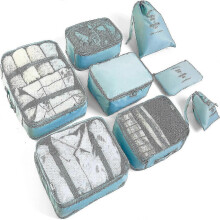SET OF 8, Travel organizers Laundry Bag Bag Bag Bag Bag for clothes, cosmetics, shoes, underwear