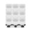 Plastic Drainage Hole Stacking Modular Wall Hanging Plant-White 1