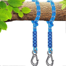 2 Piece 60cm Heavy Duty Tree Swing Hooks - Indoor Outdoor Hammock Rope Straps for Yoga & Playground Accessories