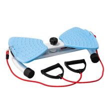 (Blue) Waist Twisters with Resistance Bands Nonslip Waist Sculptor Twisters Core Workouts Waist Twist Board Machine for Men Women Pink Color