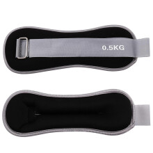 500g Wrist/Ankle Weights Set of 2 for Women,Men,Modularized Leg Weight Straps for Yoga, Walking, Jogging, Aerobics Black