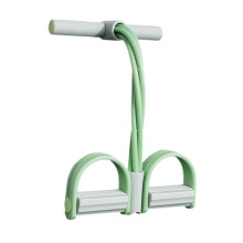 (44cmx26cm, Green) Elastic Pedal Puller Resistance Band Pull Yoga Tension Rope for Back Abdomen Purple