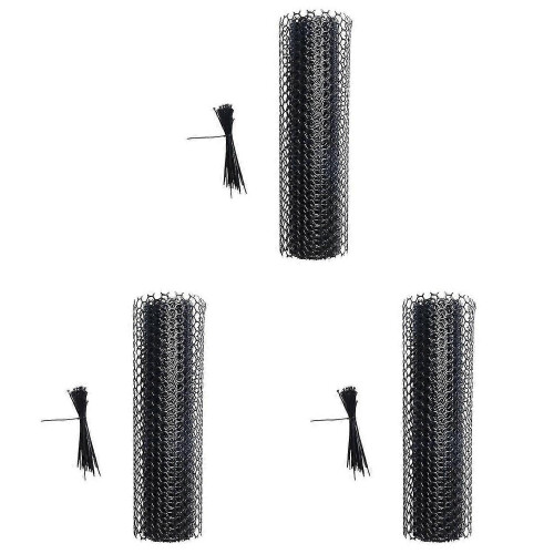 Reusable Plastic Chicken Wire Fence Mesh(Black)