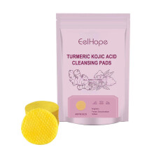 Eelhope Turmeric Curcumin Gentle Cleansing Pads Deeply Cleanses, Repairs, Brightens, Nourishes, And Hydrates Facial Skin