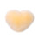 Plush Heart Throw Pillow Yellow Soft Decorative Cushion 2