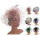 Γυναικείο καπέλο Vintage Fascinator – Mesh & Feather, 2 τεμάχια 2