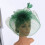 Γυναικείο καπέλο Vintage Fascinator – Mesh & Feather, 2 τεμάχια 3