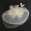 Γυναικείο Vintage Καπέλο Fascinator με Δίχτυ και Φτερά, Μαύρο, Φλοράλ 4