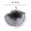 Γυναικείο καπέλο Vintage Fascinator – Mesh & Feather, 2 τεμάχια 5