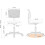 Ergonomic mesh office chair with lumbar support, classic 2