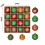 Weihnachtskugeln, rot, grün, gold, 12 Stück 3
