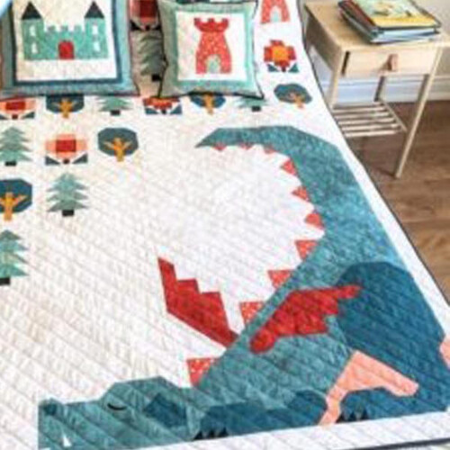 Akryl quiltning lineal 24x19cm 2