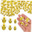 OUNONA resin bumble bee flatbacks 60 pcs 4