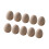 Paper Mache Easter Eggs Empty 10 Pcs 4
