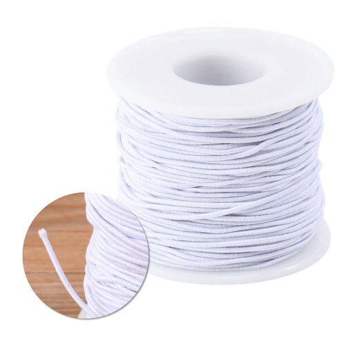 Cordon élastique blanc Etereauty pour perles, 10 m 2