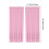Pink Polyester Semi-Sheer Curtains 83x52 in Rod Pocket 3