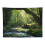 Arazzo con cascata e foresta verde, 50x40 pollici 5