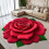 3D-Blumenteppich – Kristall-Samt, 50 cm x 50 cm 2