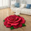 3D-Blumenteppich – Kristall-Samt, 50 cm x 50 cm 5