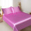 Ice Silk Bed Sheet Set Soft Breathable 3-Piece 4