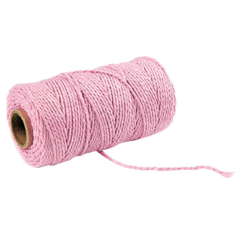 Cordón de macramé de algodón de 2 mm  91,5 m 1