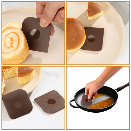 5-delige plastic keukenschraperset 2