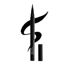 wet n wild Mega Last Breakup Proof Liquid Eyeliner - Ultra-Fine Brush, Waterproof, 16-Hour Long-Lasting Wear- Cruelty-Free & Vegan - (Black)