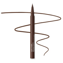 wet n wild Mega Last Breakup Proof Liquid Eyeliner - Ultra-Fine Brush, Waterproof, 16-Hour Long-Lasting Wear - Cruelty-Free & Vegan - (Brown)