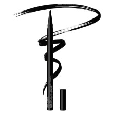 wet n wild Breakup Proof Wing Out Waterproof Liquid Eyeliner, Smudge-Proof & Cry-Proof, Flat Angled Brush for Precise & Bold Wings - (Ultra Black)